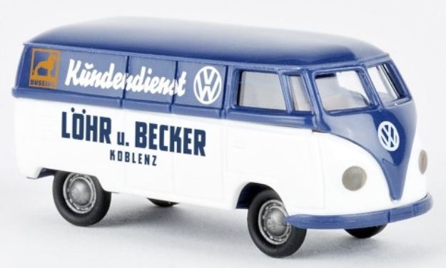 Brekina 1:87 Scale VW T1a Box Van Lohr u. Becker Customer Service 1950