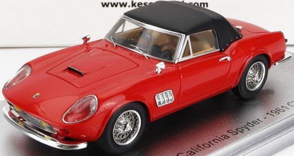 Kess 1:43 Scale Ferrari Modena 250GT California Spider Red Top Up 1961