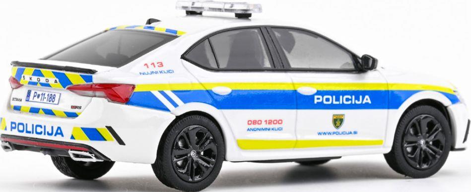 Abrex 1:43 Scale Skoda Octavia IV RS 2020 Police Slovenia
