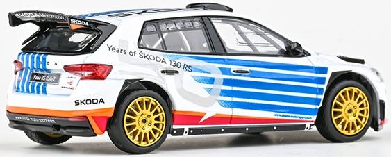 Abrex  1:43rd Scale Skoda Fabia IV RS Rally2 2022 Skoda Motorsport Design 2025 130RS MC