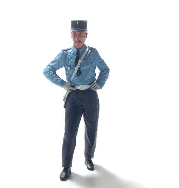 Le Mans Miniatures 1:18th Scale Gendarmes French Policemen Figure 'Jean' w/Hands on Hips 1960-1980