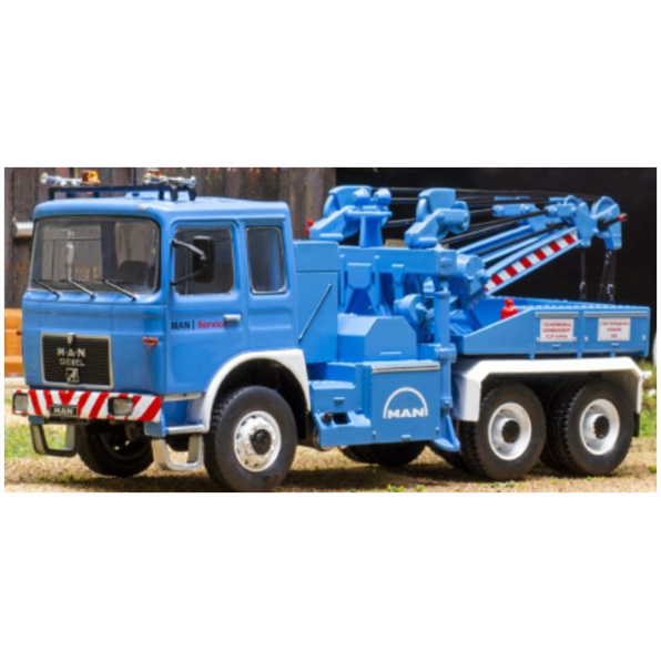IXO 1:43 Scale MAN F 8 26.281 Grey/Blue