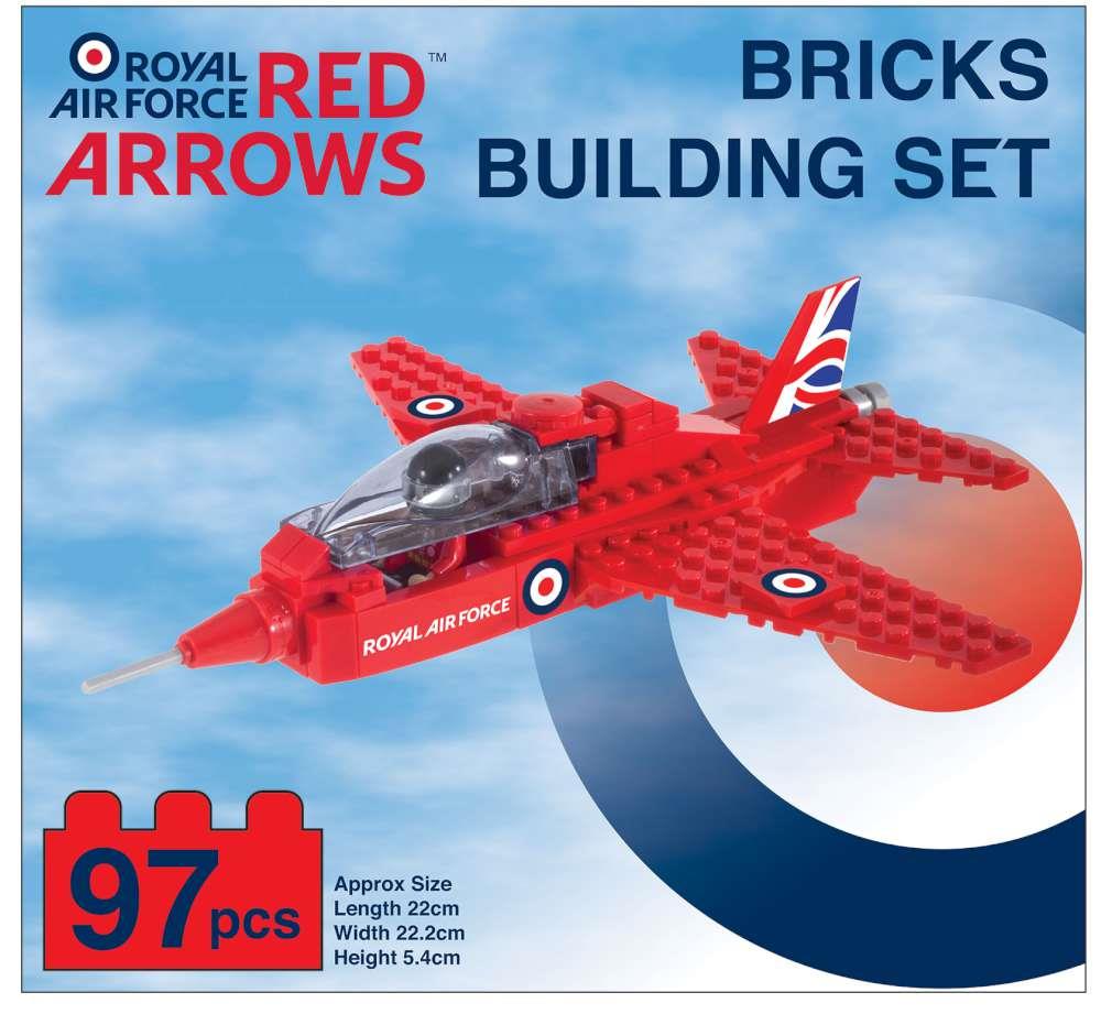 RAF Models 22CM  Red Arrows Hawk (97 Brick Build Kit)