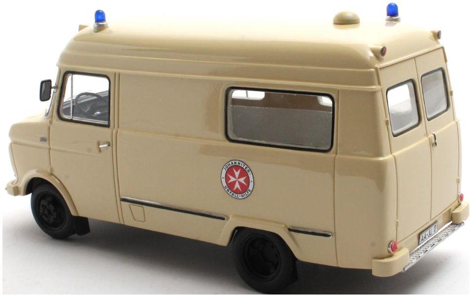 Matrix  1:43rd Scale Opel Blitz Voll Johanitter Aalen 1965-1975