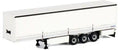WSi 1:50 Scale Curtainside Trailer & Boards - White