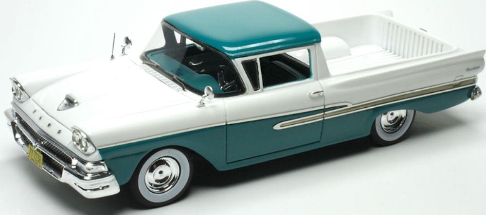 Goldvarg 1:43 Scale Ford Ranchero Gulfstream Blue 1958