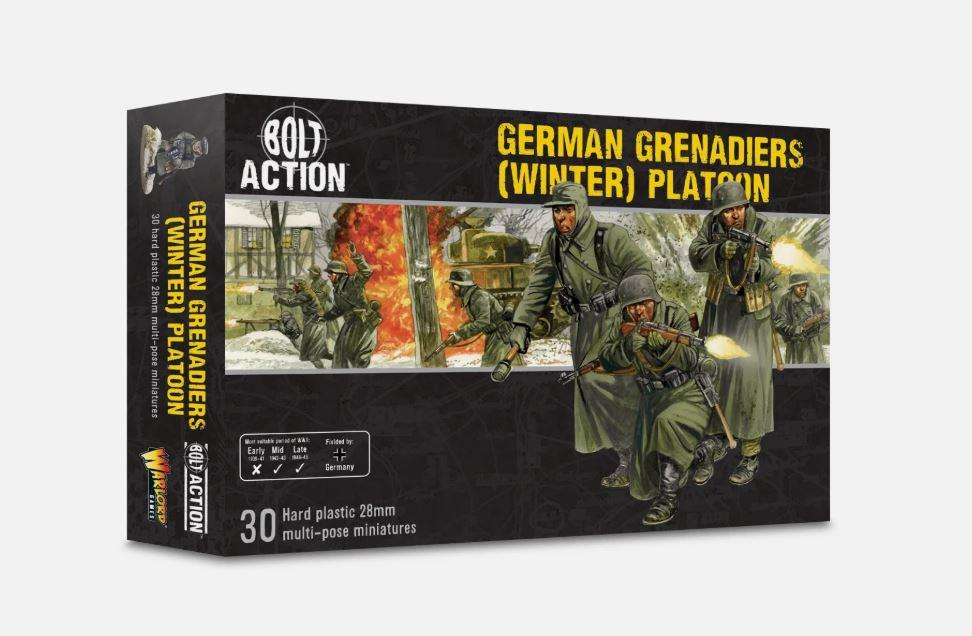Warlord Games Bolt Action 1:56 Scale WWII German Grenadiers (Winter)  402012027