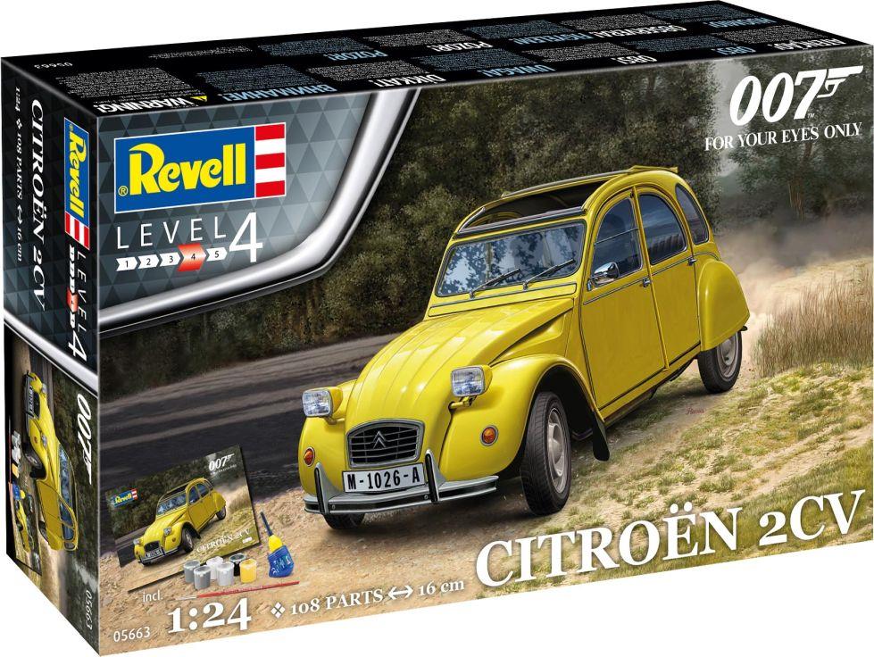Revell 1:24 Scale Gift Set James Bond 'Citroen 2CV'