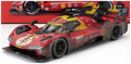 Burago  1:18th Scale Ferrari 499P 3.0L Turbo V6 AF Corse #50
Winner 24h Le Mans (After Race Version)