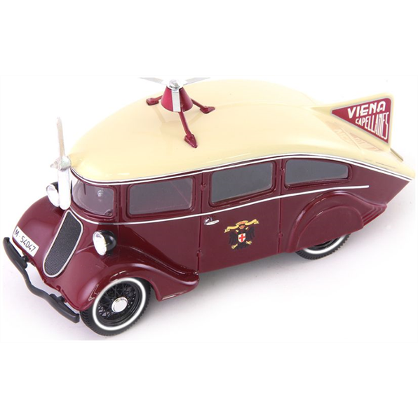 Autocult 1:43 Scale Singer Popular Viena Capellanes Red-Ivory