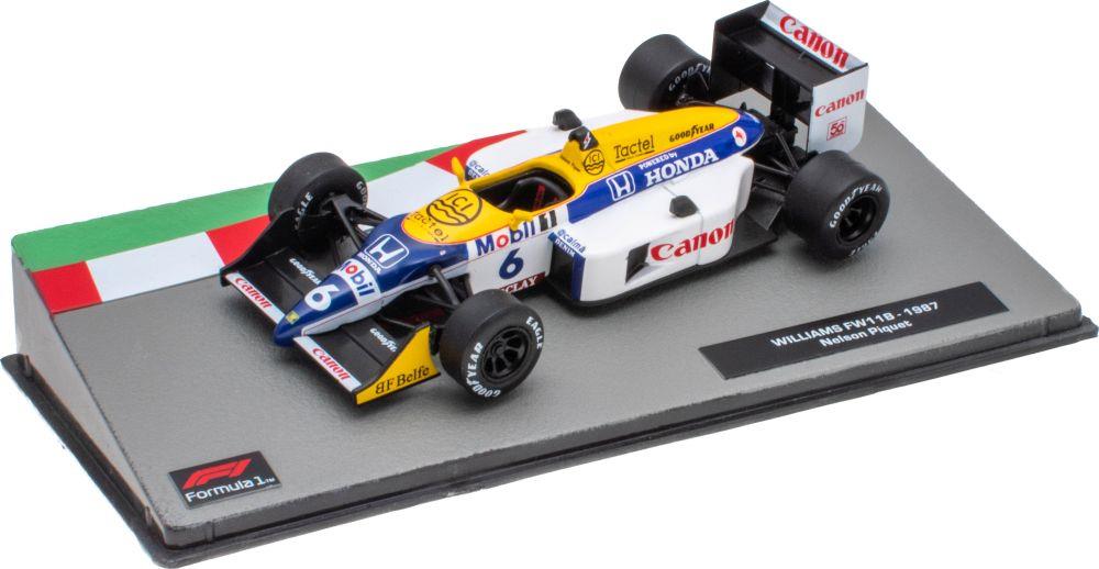 Atlas Editions 1:43 Scale Williams Fw11B - Nelson Piquet 1987 - F1 Collection