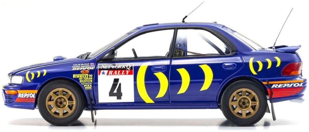 Kyosho 1:18 Scale Subaru Impreza #4 Colin McRae/Derek Ringer Winner 1994 RAC