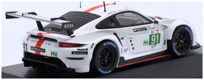 IXO 1:43 Scale Porsche 911 RSR #91 Winner LMGTE Pro 24h Le Mans 2022 Porsche GT Bruni/Lietz/Makowi