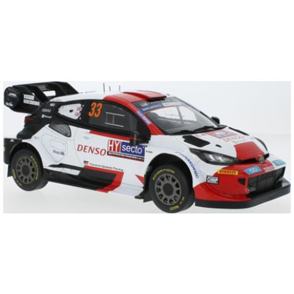 IXO 1:18 Scale Toyota GR Yaris Rally1 Hybrid #33 Rallye WM Rally Finland 2023 E.Evans/S.Martin