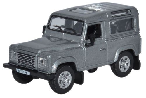 Oxford Diecast 1:76 Scale Land Rover Defender 2013 - Orkney Grey