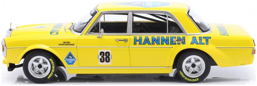 IXO 1:18 Scale Mercedes Benz 300 SEL 6.8 #38 'Hannen Alt' Final of Season Hockenheim 1971 Hans Heyer