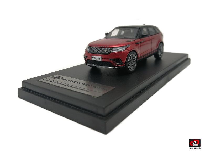 LCD 1:43 Scale Rover Velar First Edition Red