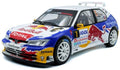 Solido 1:18 Scale Peugeot 306 Maxi White #1 S.Loeb/D.Elena Rally Du Var 2017