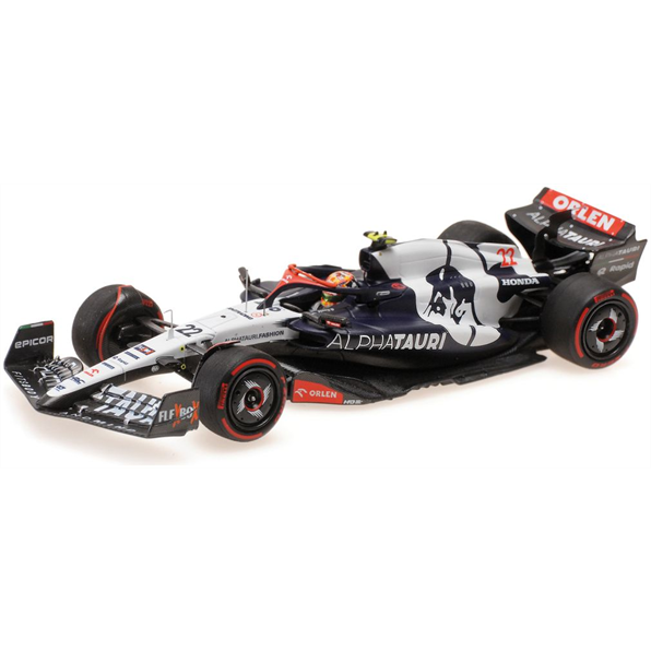 Minichamps 1:43 Scale Scuderia Alphatauri At04 Yuki Tsunoda 2023