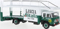 IXO 1:43 Scale Fiat 673 Racing Transporter Green/White Lancia Alitalia Racing Team 1976