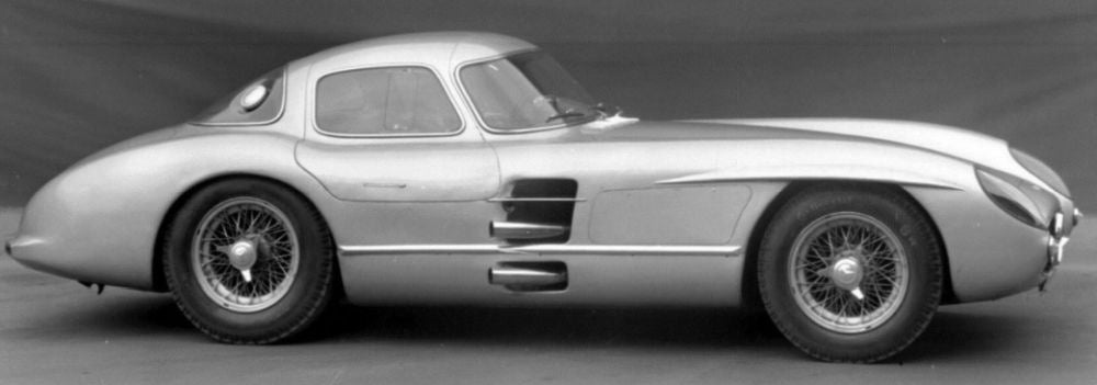 CMC 1:18 Scale Mercedes Benz 300 SLR Coupe 1955 Blue Interior