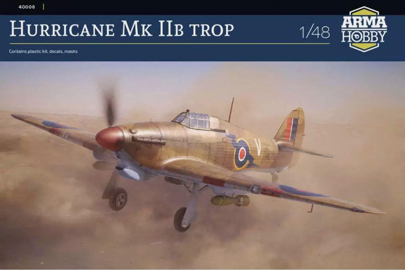 Arma Hobby 40008 1:48 Scale RAF Hawker Hurricane Mk.IIb trop