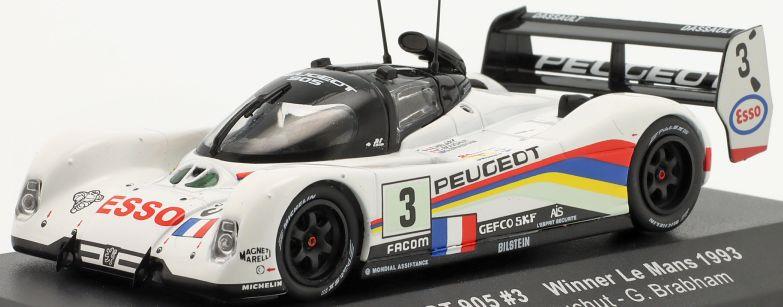 IXO 1:43 Scale Peugeot 905 #3 Winner 24h Le Mans 1993 Helary/Bouchut/Brabham