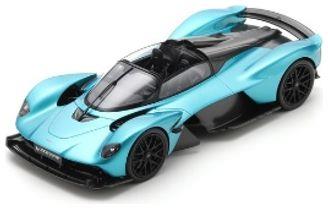 Spark 1:18 Scale Aston Martin Valkyrie Spider 2024 Blue