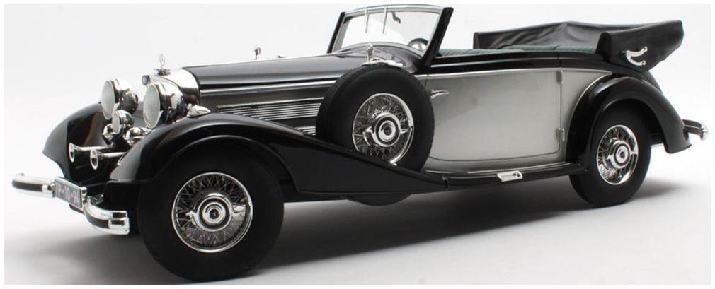 Cult 1:18th Scale Mercedes Benz 540K Cabriolet B Black Silver 1936-1938
