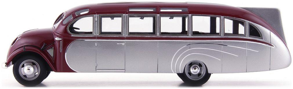 Autocult 1:43 Scale Opel Blitz Ludewig Aero Red-Silver