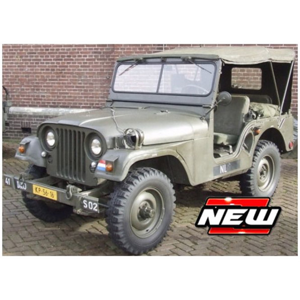 Cararama 1:43 Scale ECAF 1/4 Ton Netherlands 1955 Closed Top