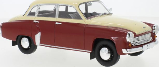 Model Car Group MCG 1:18 Scale Wartburg 311 Red/Beige 1959