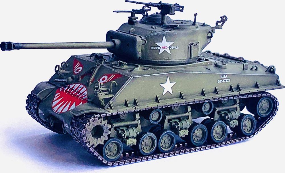 Dragon 1:72 Scale M4A3E8 Sherman 'Tiger Face' 89th Tank Battalion Korea 1951