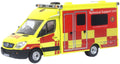 Oxford Diecast 1:76 Scale Mercedes Technical Support Unit Bedfordshire Fire & Rescue Service