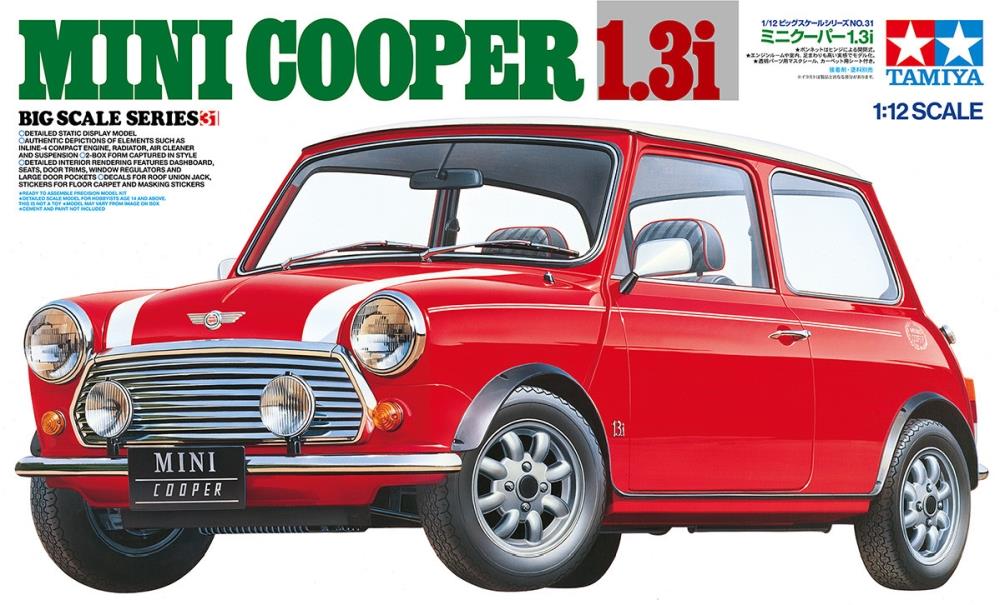 Tamiya 1:12th Scale Mini Cooper 1.3i