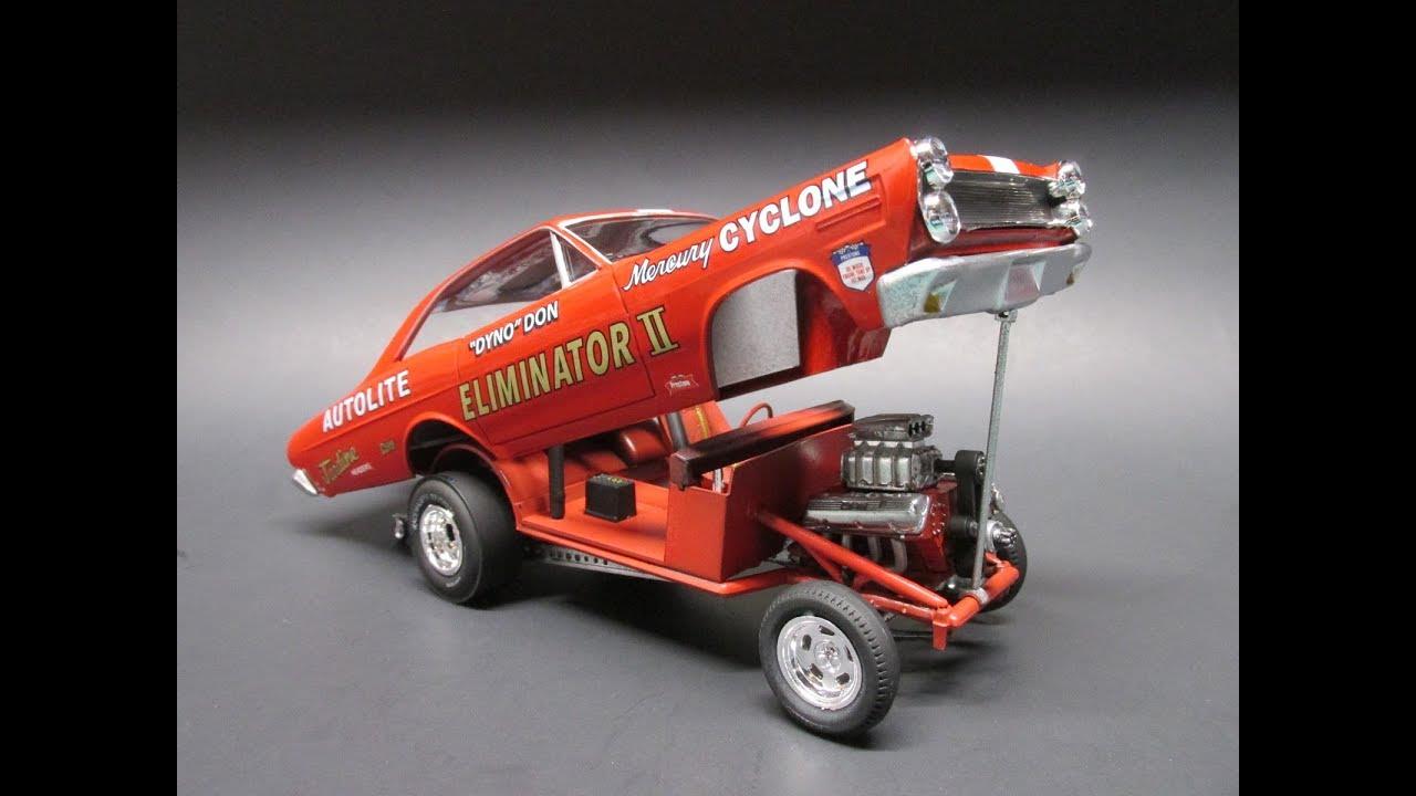 AMT Kits 1:25 Scale Mercury Cyclone Eliminator II Dyno Don Nicholson 1967
