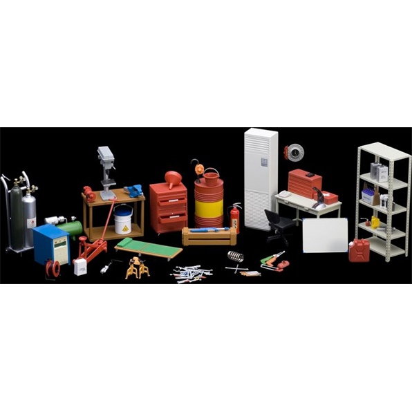 Autoart 1:18 Scale Garage Kit Set Version 1