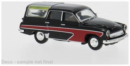 Brekina  1:87th Scale Wartburg 311 Camping schwarz/rot 1959