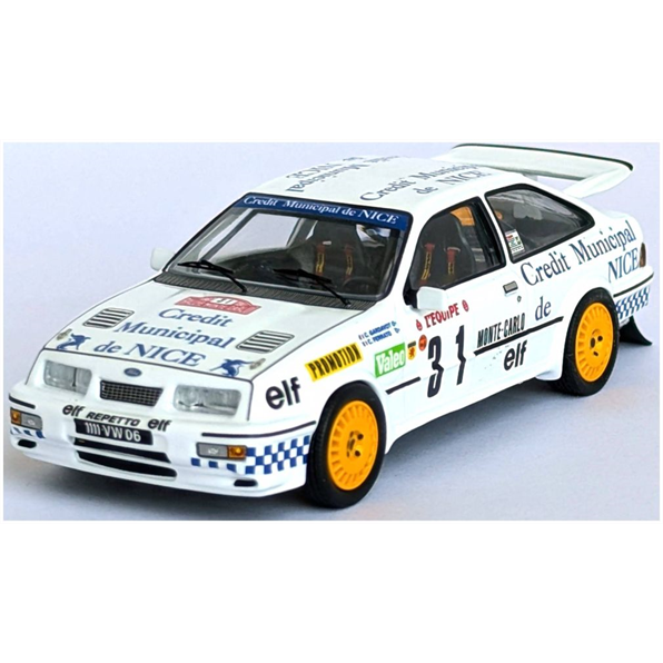 Trofeu 1:43 Scale Ford Sierra RS Cosworth Monte Carlo Rally 1987 Christian Gardavot/Claude Ferrato