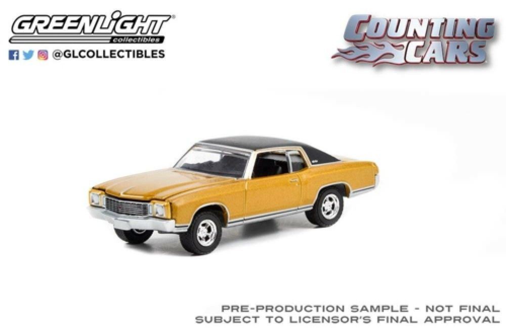 Greenlight 1:64 Scale Chevrolet Monte Carlo Counting Cars 1972