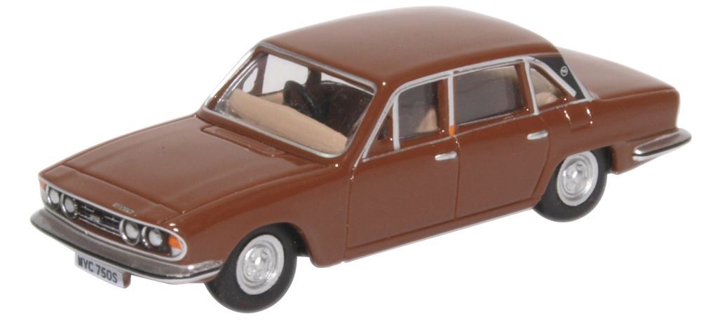Oxford Diecast 1:76 Scale Triumph 2500 Russet Brown