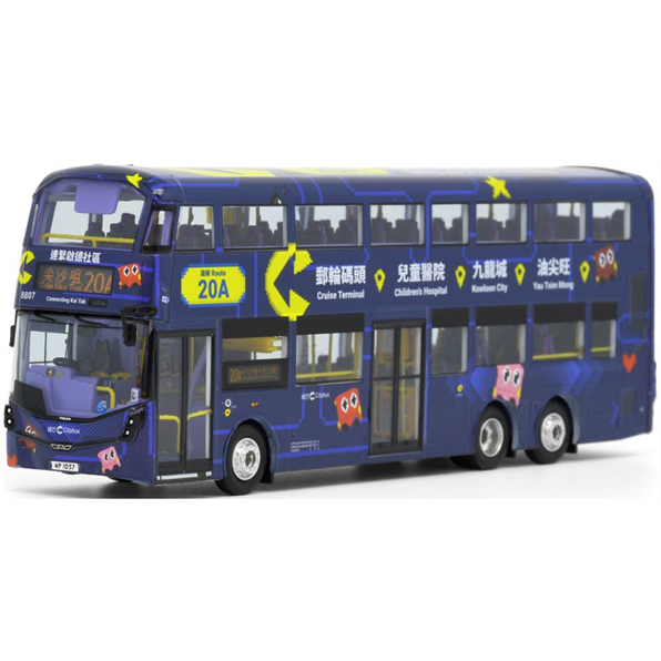 Model 1 1:76 Scale Citybus Volvo B8L 12m (20A Route Branding) 8807 rt. 20A Tsim Sha Tsui