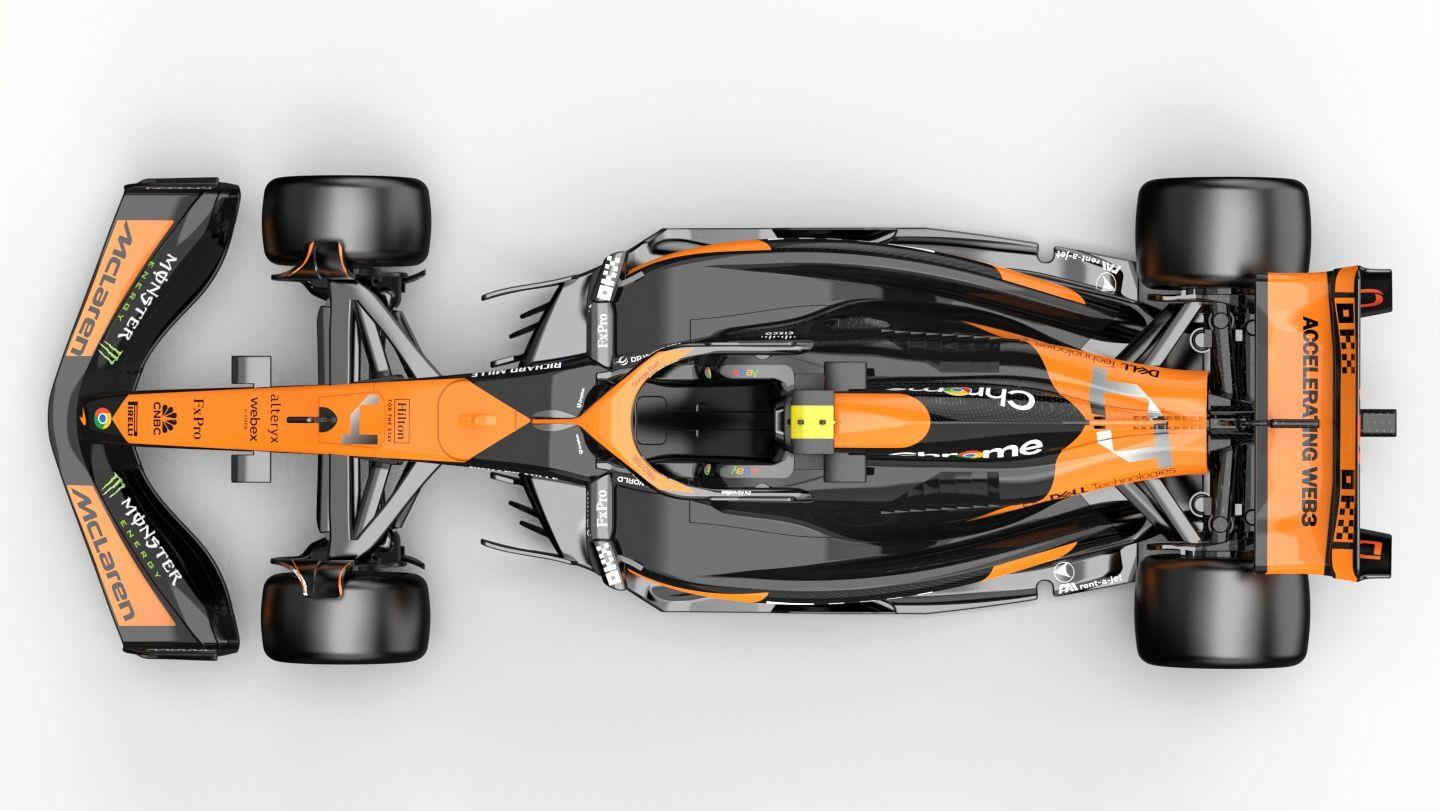CMJ  1:18th Scale McLaren F1 Team MCL38 Orange 2024 #4