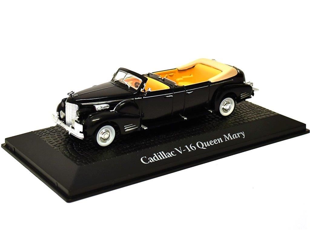 Atlas Editions 1:43 Scale Cadillac V-16 Queen Mary -Harry Truman '48