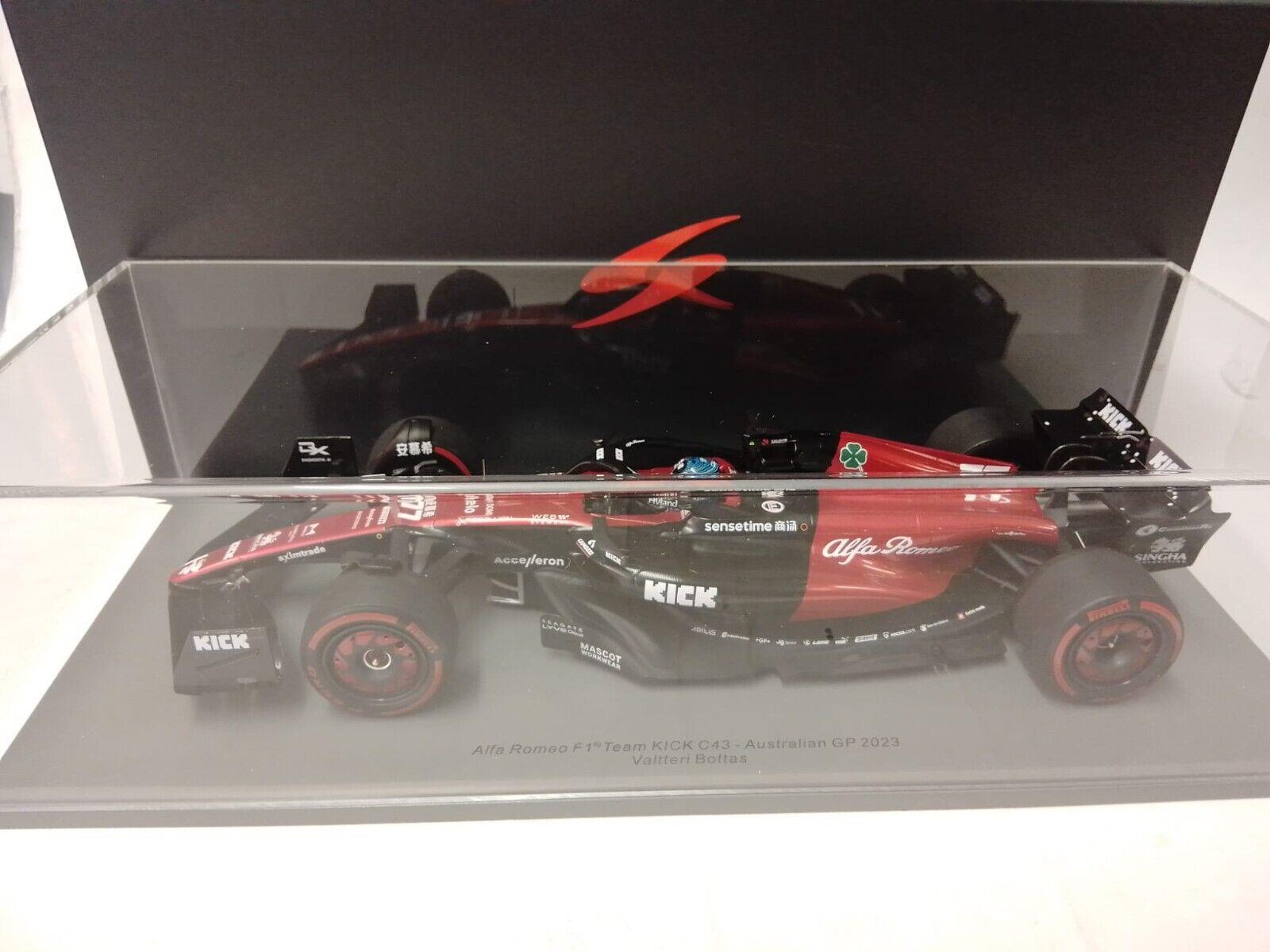 Spark 1:18 Scale Alfa Romeo F1 Team Stake C43 Orlen #77 Australian GP 2023 Valtteri Bottas