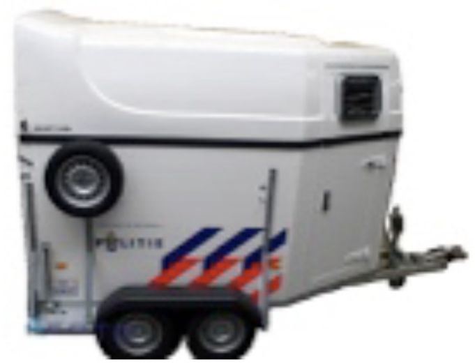 Cararama Horse Box/Trailer Dutch Police Version  1:43 Scale