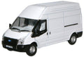 Oxford Diecast 1:76 Scale Ford Transit LWB High - White