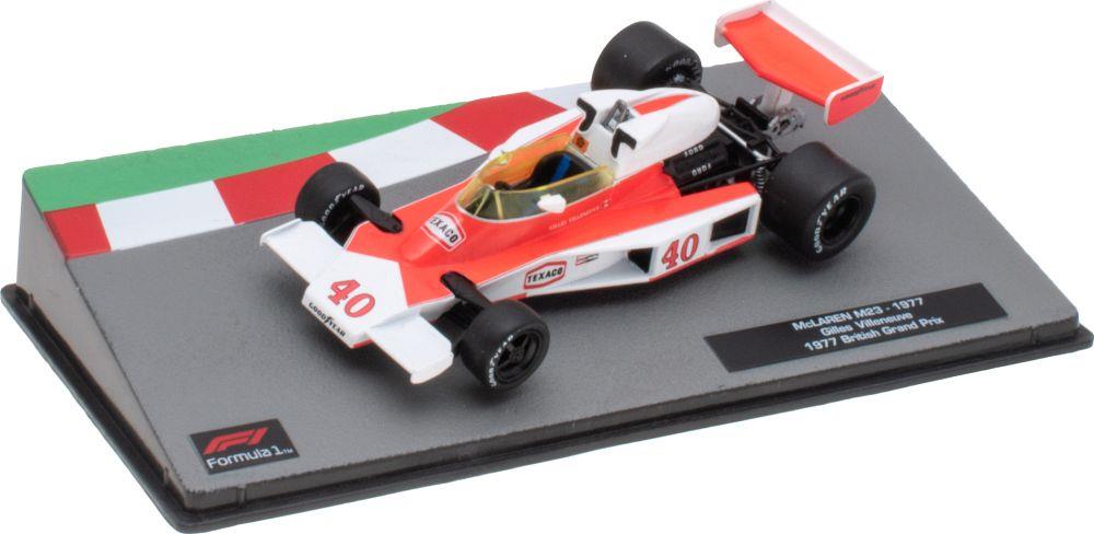 Atlas Editions 1:43 Scale Mclaren M23 - Gilles Villeneuve 1977 British Grand Prix - F1 Collection