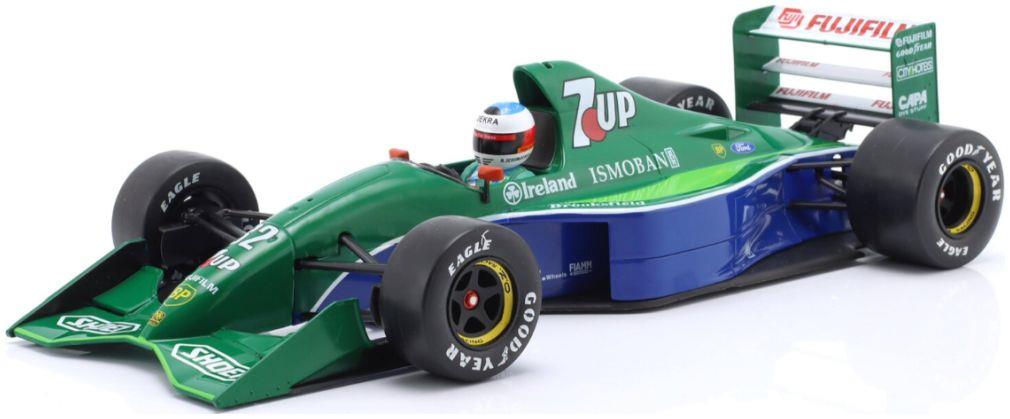 IXO 1:18th Scale Jordan 191 Michael Schumacher #32 Free Practice Belgium GP F1 1991