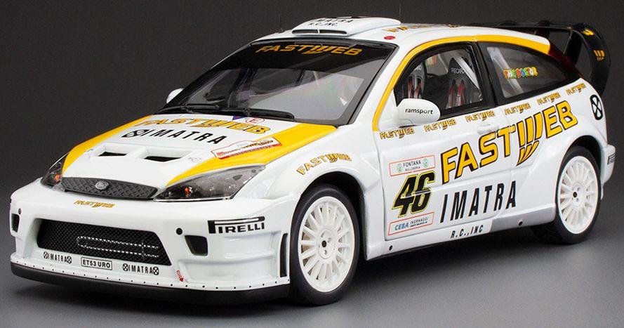 Sunstar 1:18 Scale Ford Focus RS WRC '05 #46 V.Rossi C.Cassina Monza Rally Show 2006 (999pcs)